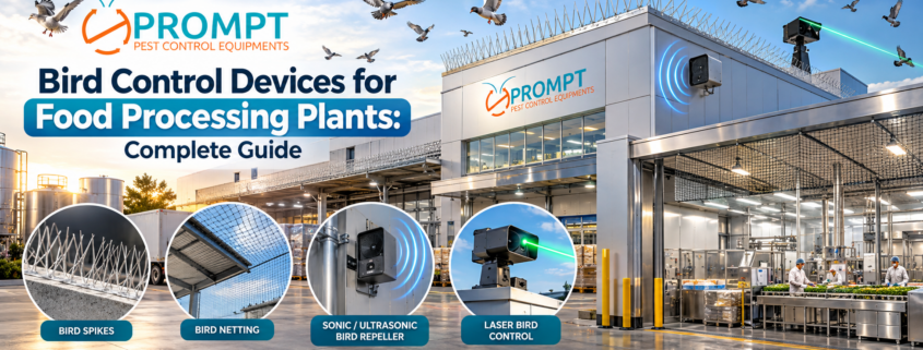 Bird Control Devices for Food Processing Plants